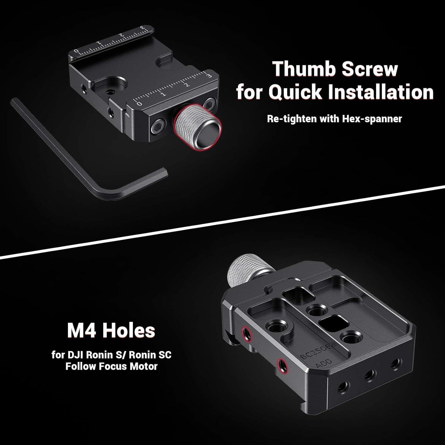 Abrazadera Rápida PequeñoRig DBC2506 para Gimbal DSLR