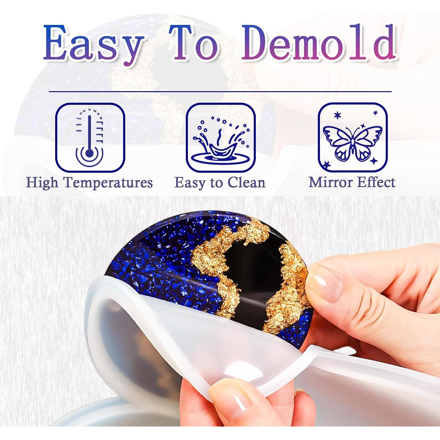 Moldes de Silicona YODOYO para Resina - 31 Cavidades 9 Piezas