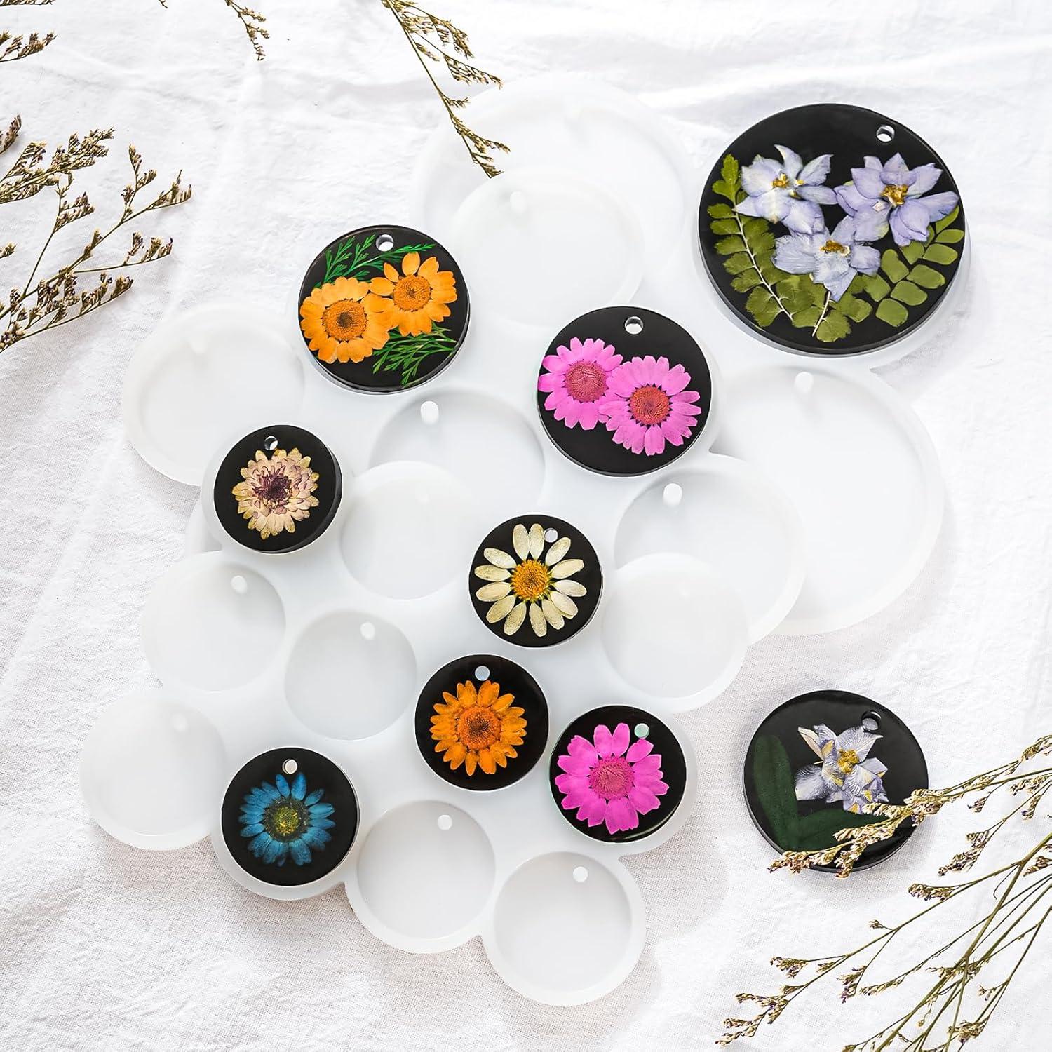 Moldes de Silicona YODOYO para Resina - 31 Cavidades 9 Piezas