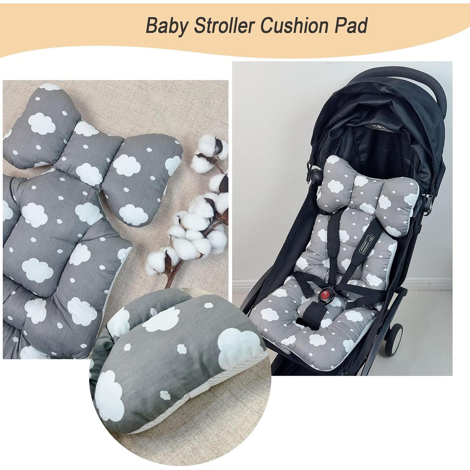 Cojín Almohadilla Universal para Asiento de Cochecito TP-231201-G2 - Nube Gris