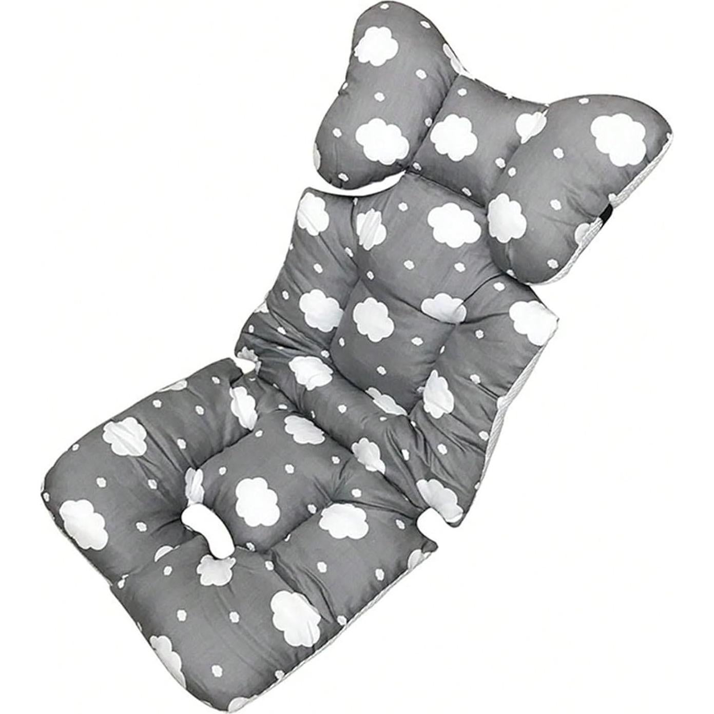 Cojín Almohadilla Universal para Asiento de Cochecito TP-231201-G2 - Nube Gris