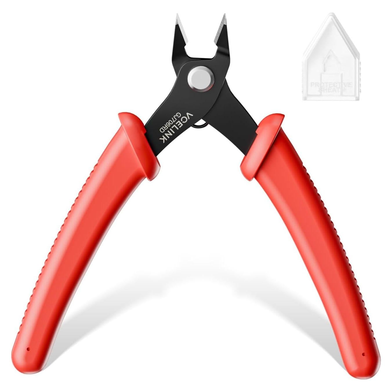 Cortador de Alambre VCELINK 5" Precisión Rojo para Joyería