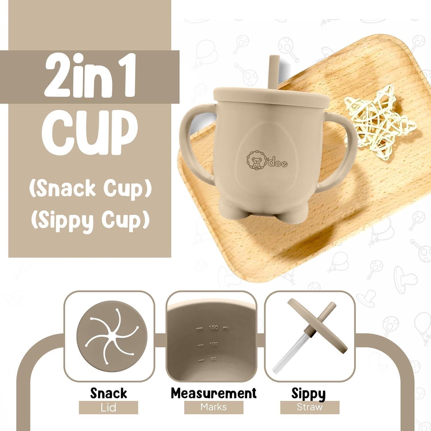 Juego de Alimentación O'doe 15 Piezas Silicona Bebé