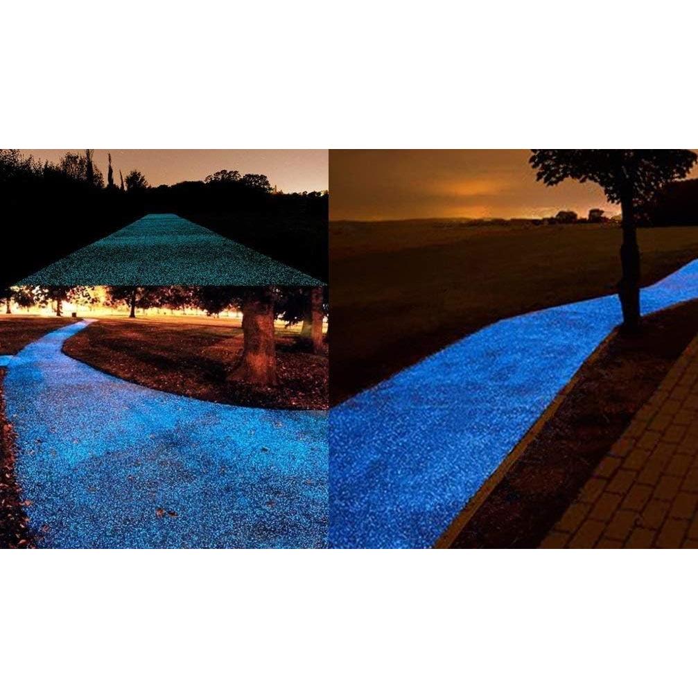 Guijarros Brillantes en la Oscuridad Hayodo - Azul 100 Pcs