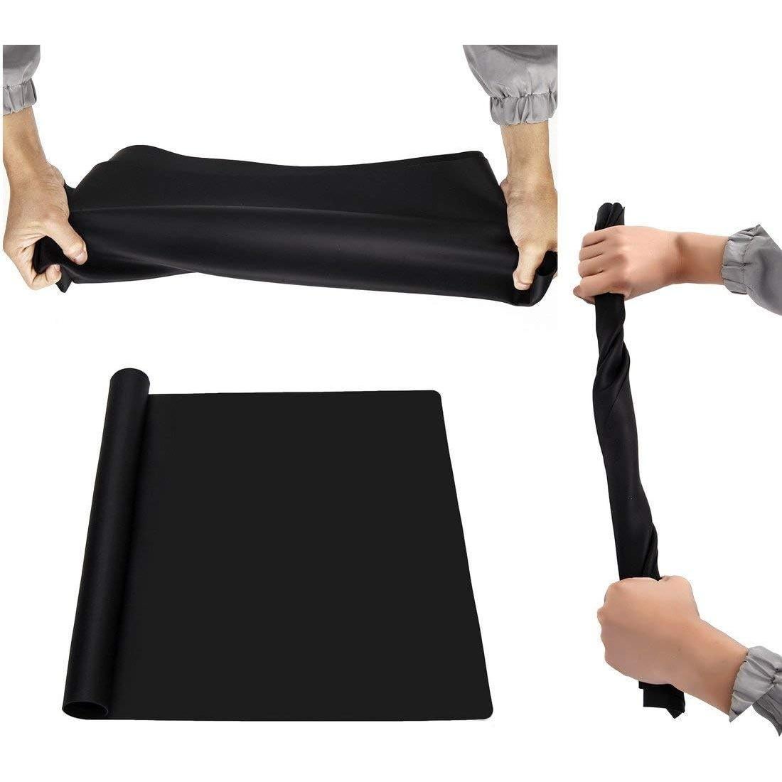 Mantel de Silicona Flexible Max2co 60x40cm Antideslizante Negro