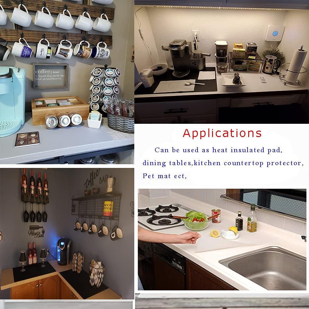 Mantel de Silicona Flexible Max2co 60x40cm Antideslizante Negro