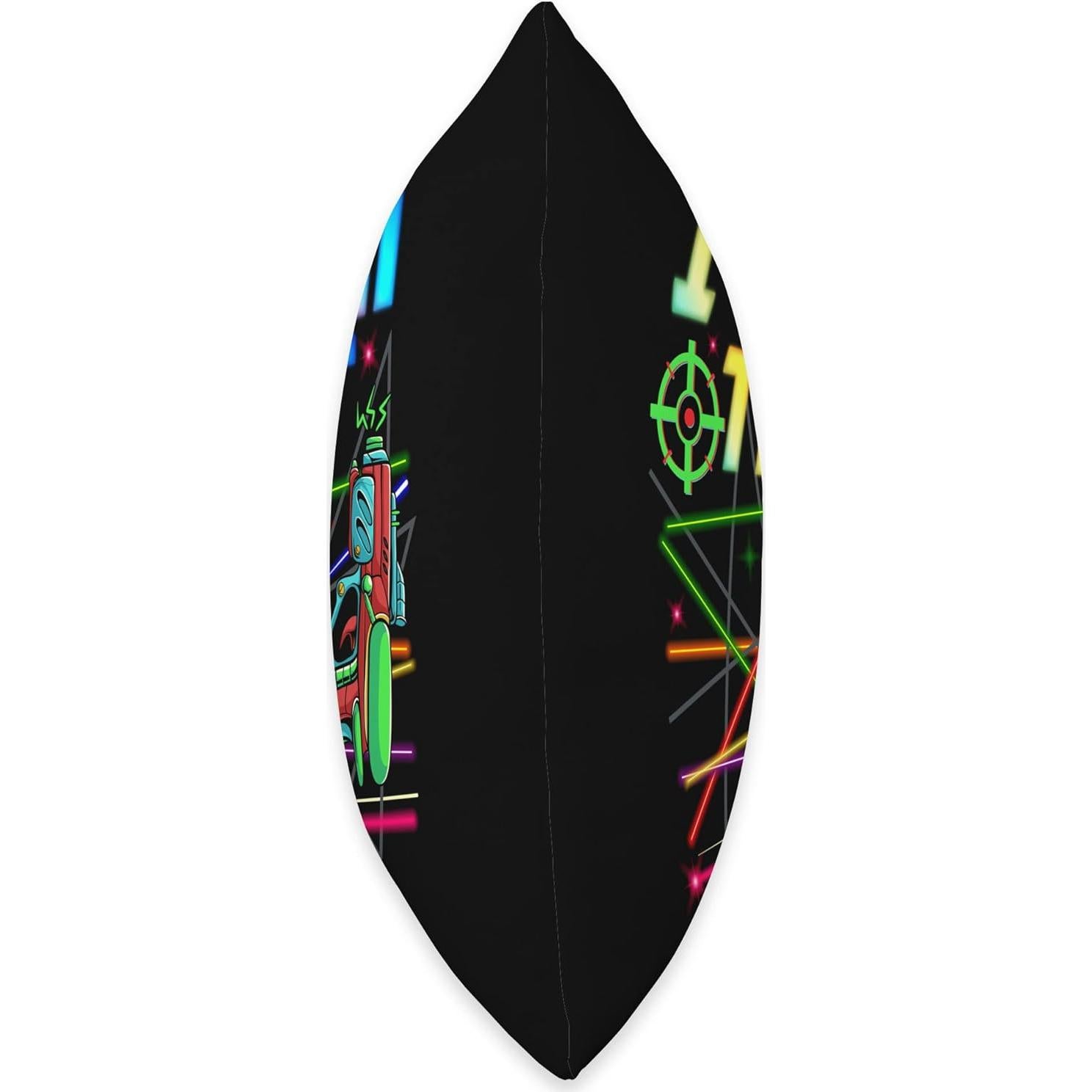 Almohada de Lanzamiento Lazer Tag 40x40 cm Colección Divertida