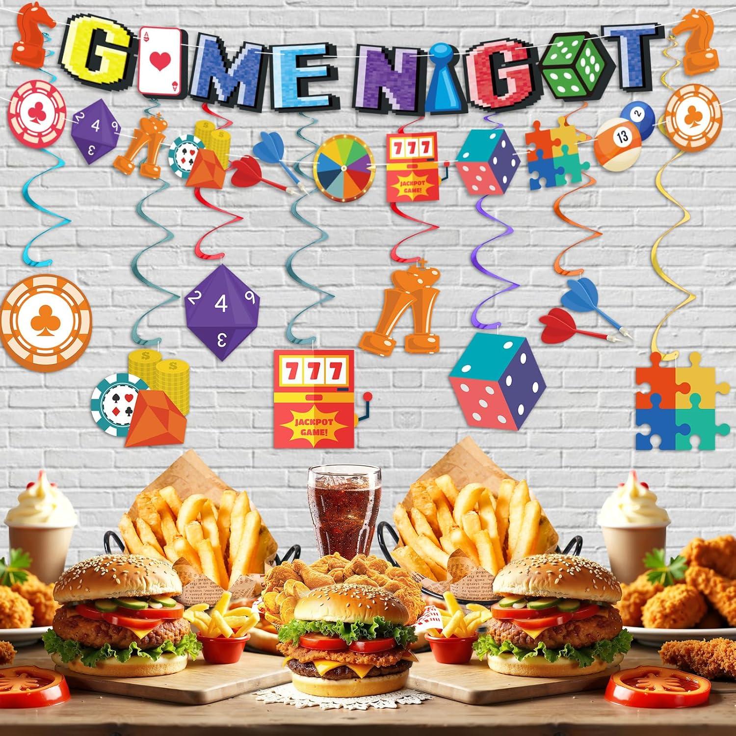 Banner Decorativo Noche de Juegos Familiar Innovoscape