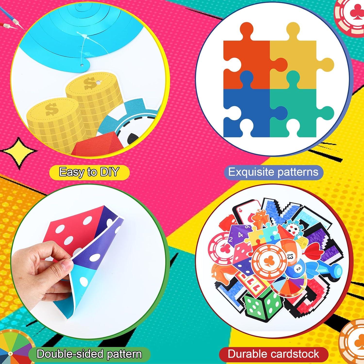 Banner Decorativo Noche de Juegos Familiar Innovoscape