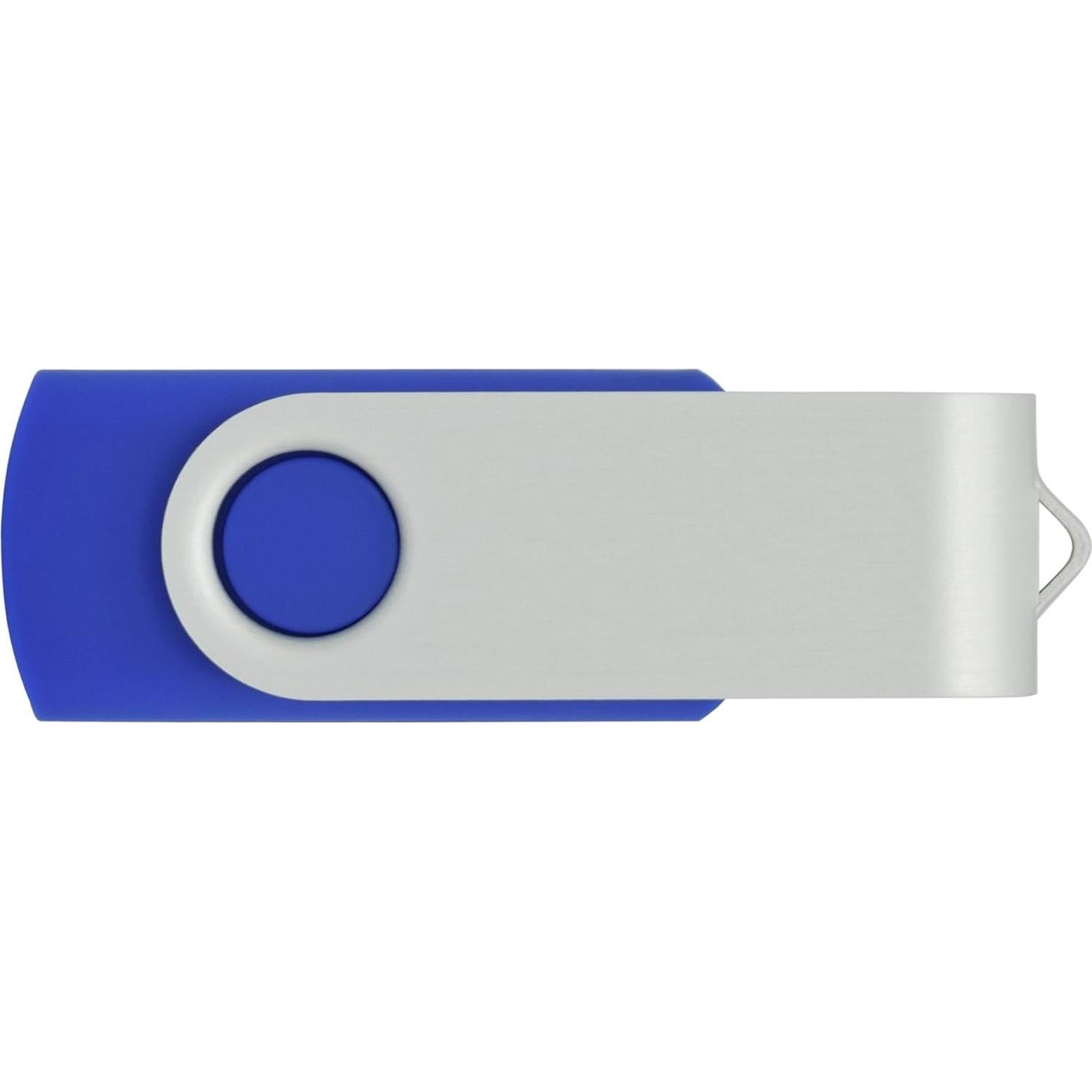 Memoria USB 8GB VICFUN Plegable Color Azul - Paquete de 10