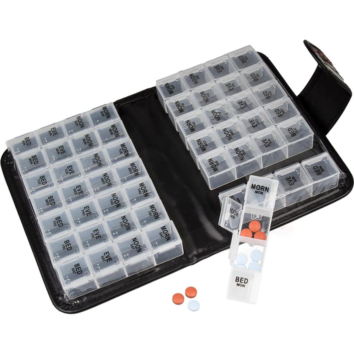 Organizador de Pastillas Smart Essentials 14 Días 4 Compartimentos