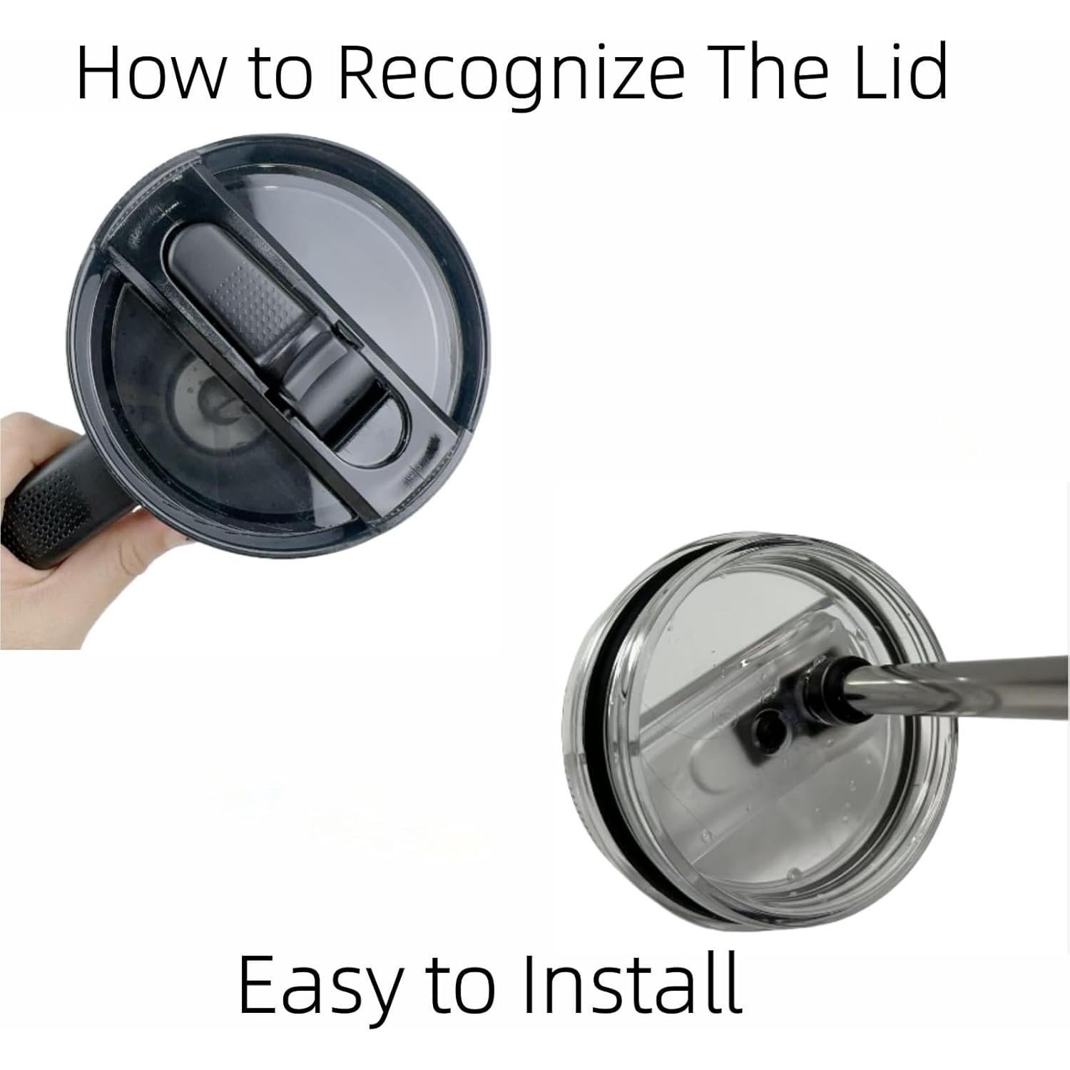 Popotes de Acero Inoxidable GL-Auking para Stanley Quencher 20oz - Paquete de 4