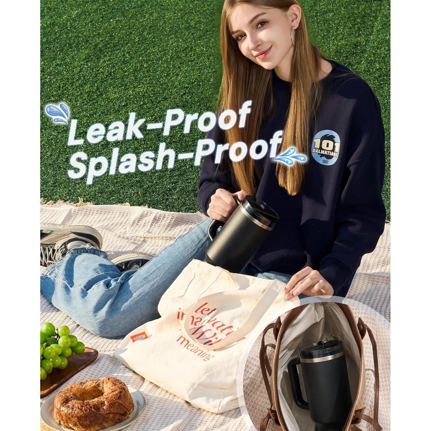 Tapa de repuesto Xrabbit para vaso Stanley 40 oz, a prueba de fugas