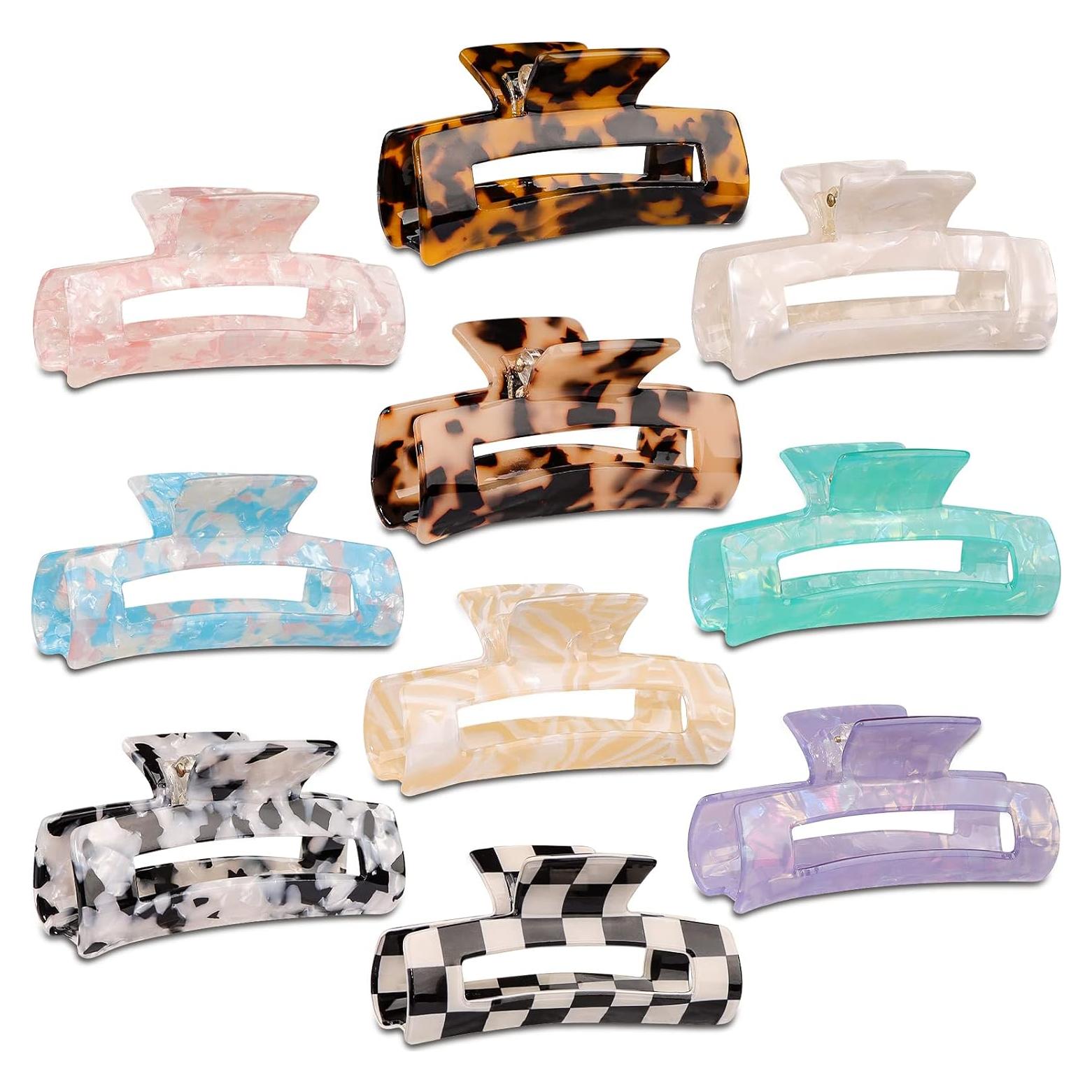 Clips de Garra para Cabello Magicsky - 10 Pcs Multicolor