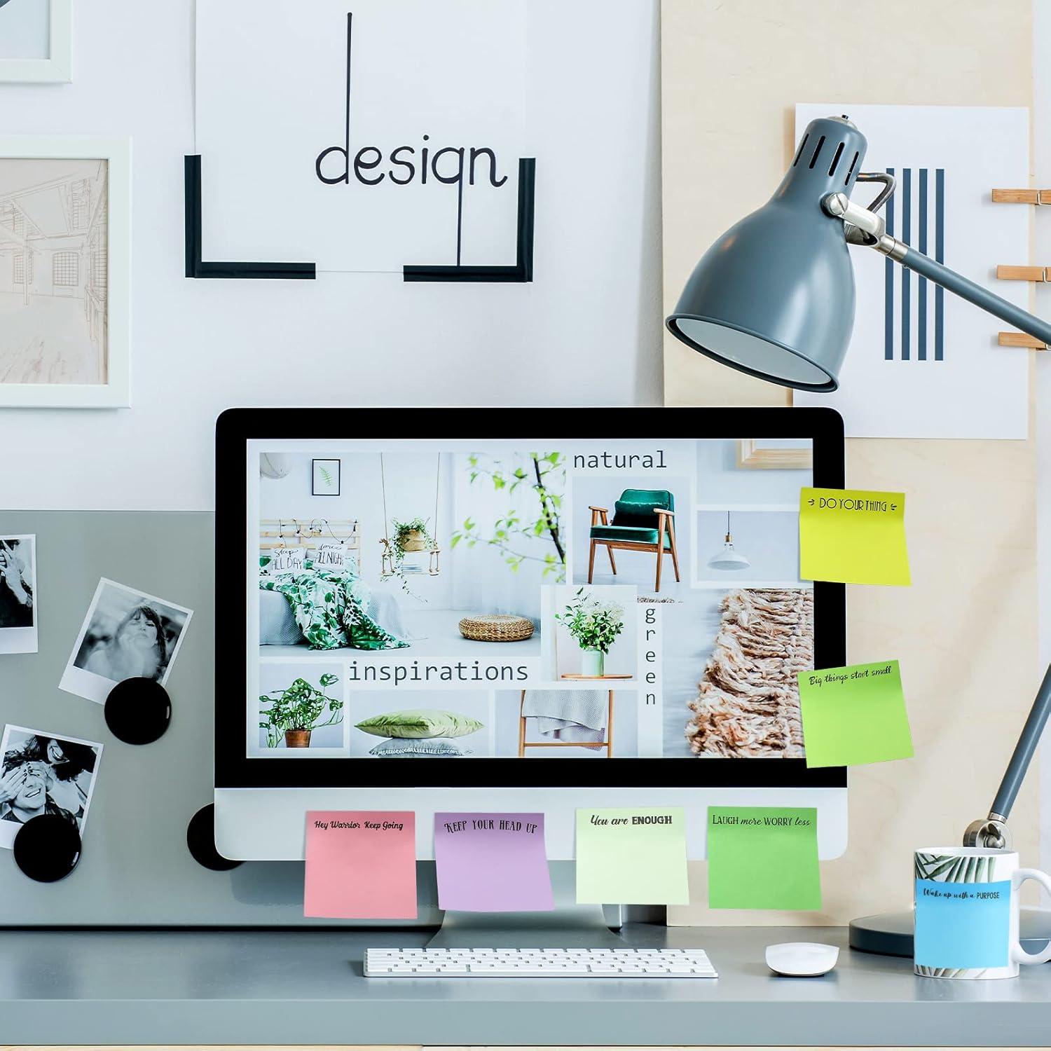 Zonon Notas Adhesivas Motivacionales 12 Piezas 7.6x7.6cm