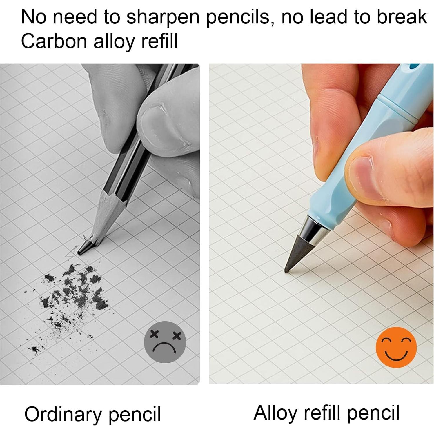 Set de Lápices Infinito BFANGZ 0.7mm con Borrador y Estuche