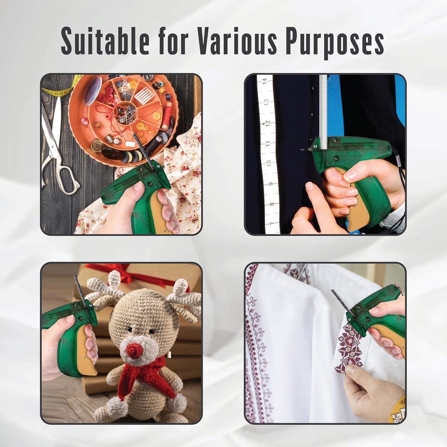 Mini Pistola Adhesiva NAMAPRODX Verde - 4500 Sujetadores