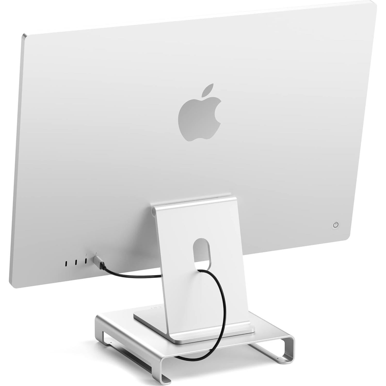 Soporte de Monitor de Aluminio Satechi Type-C con USB 3.0 Plata