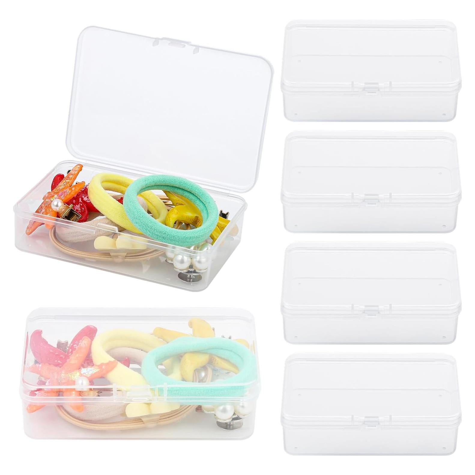 Organizador de Gomas para el Cabello BATTIPAW 6PCS Transparente