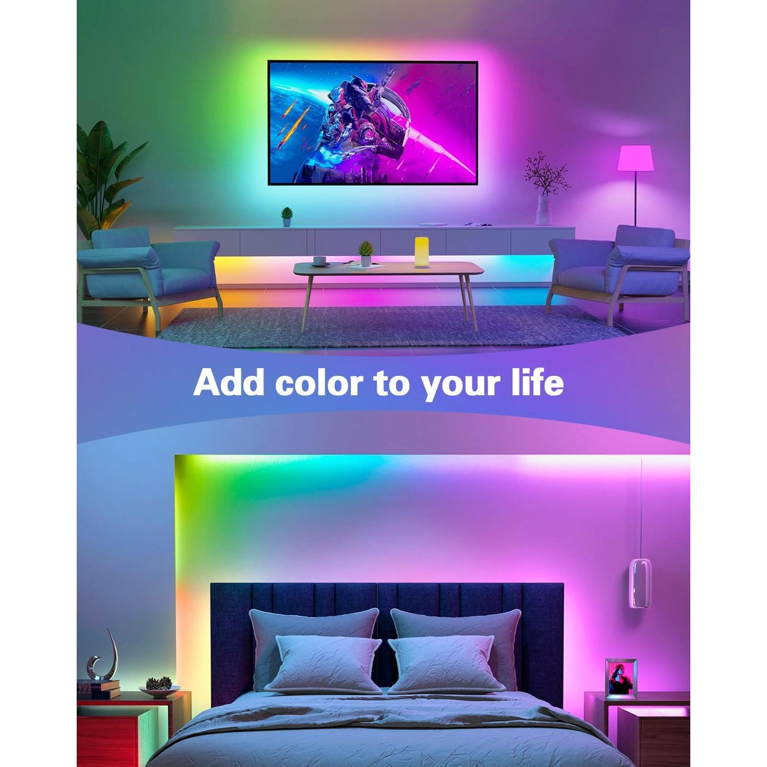 Tira de LED COB 12V ALITOVE 1m 576 LEDs RGB Direccionables