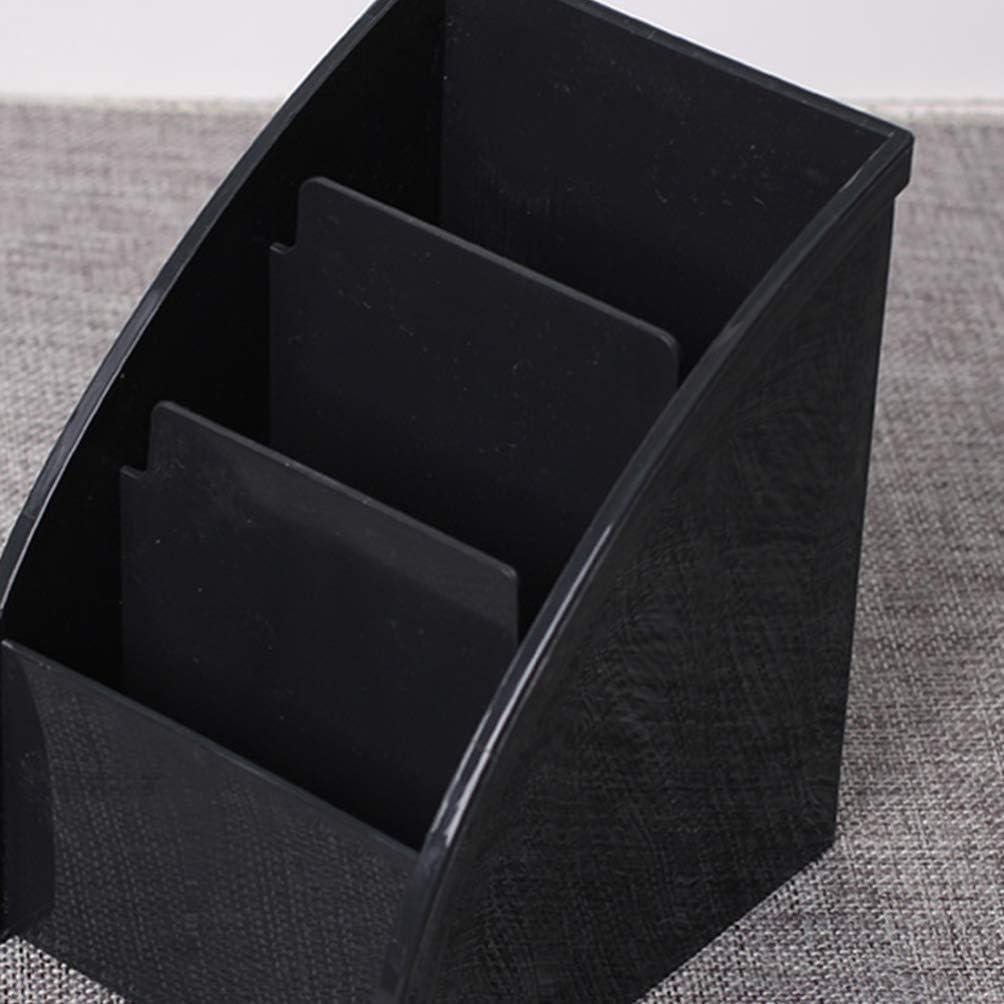 Soporte de Control Remoto DOITOOL con 3 Compartimentos Negro