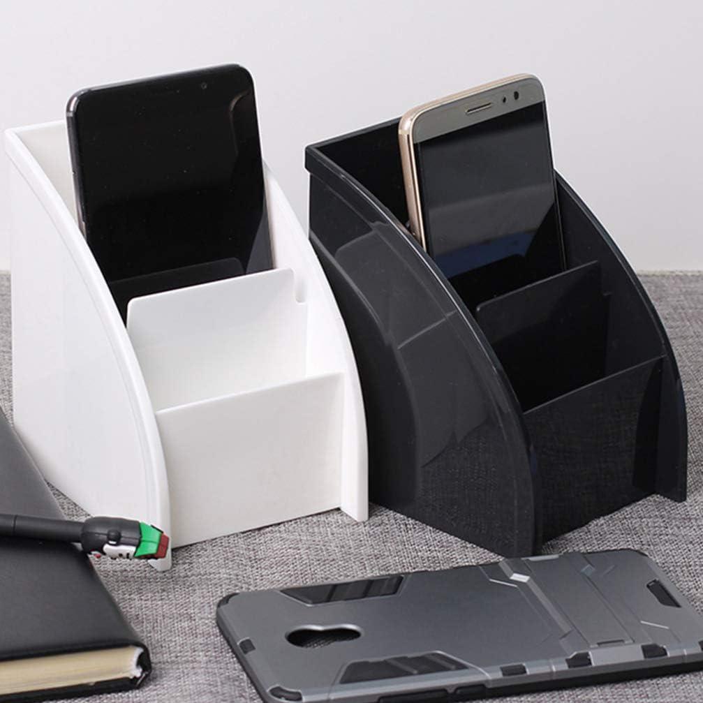 Soporte de Control Remoto DOITOOL con 3 Compartimentos Negro