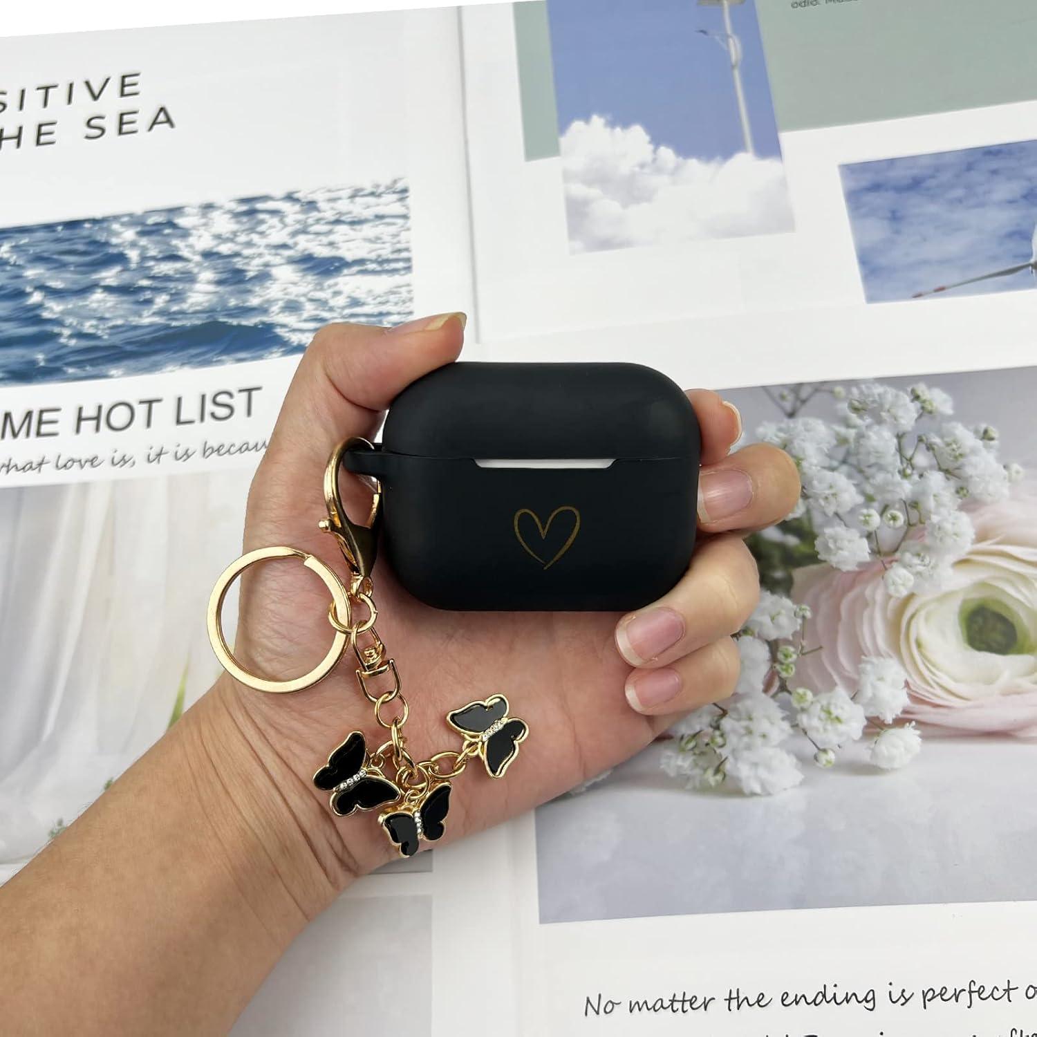 Funda de Silicona para AirPods Pro 2 AIIEKZ con Llavero