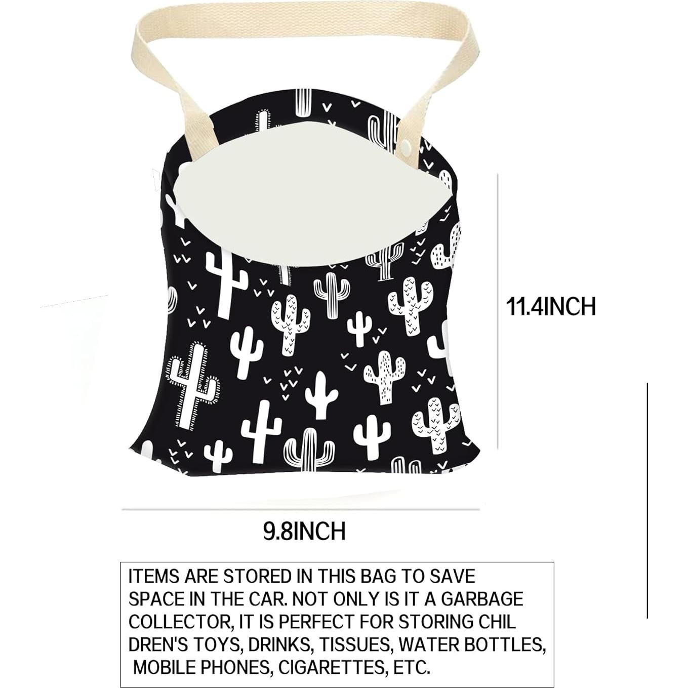 Basurero de Auto ANKVRP Cactus Abstracto Colgante 30x23.9cm