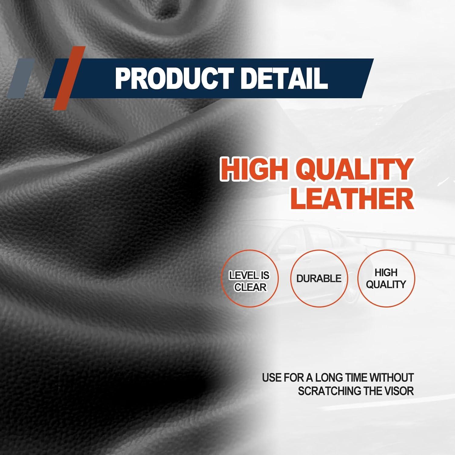 Organizador de Visera de Coche RBOKO con Soporte para Gafas y CD