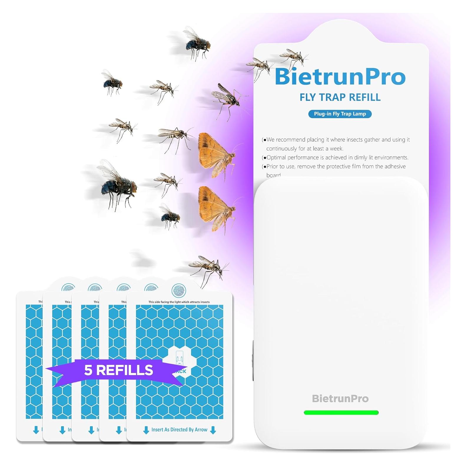 Trampa para Insectos BietrunPro MK88B 3-en-1 Luz UV+Azul+Amarillo