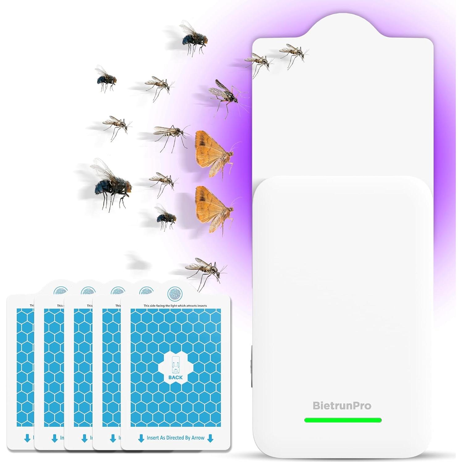 Trampa para Insectos BietrunPro MK88B 3-en-1 Luz UV+Azul+Amarillo