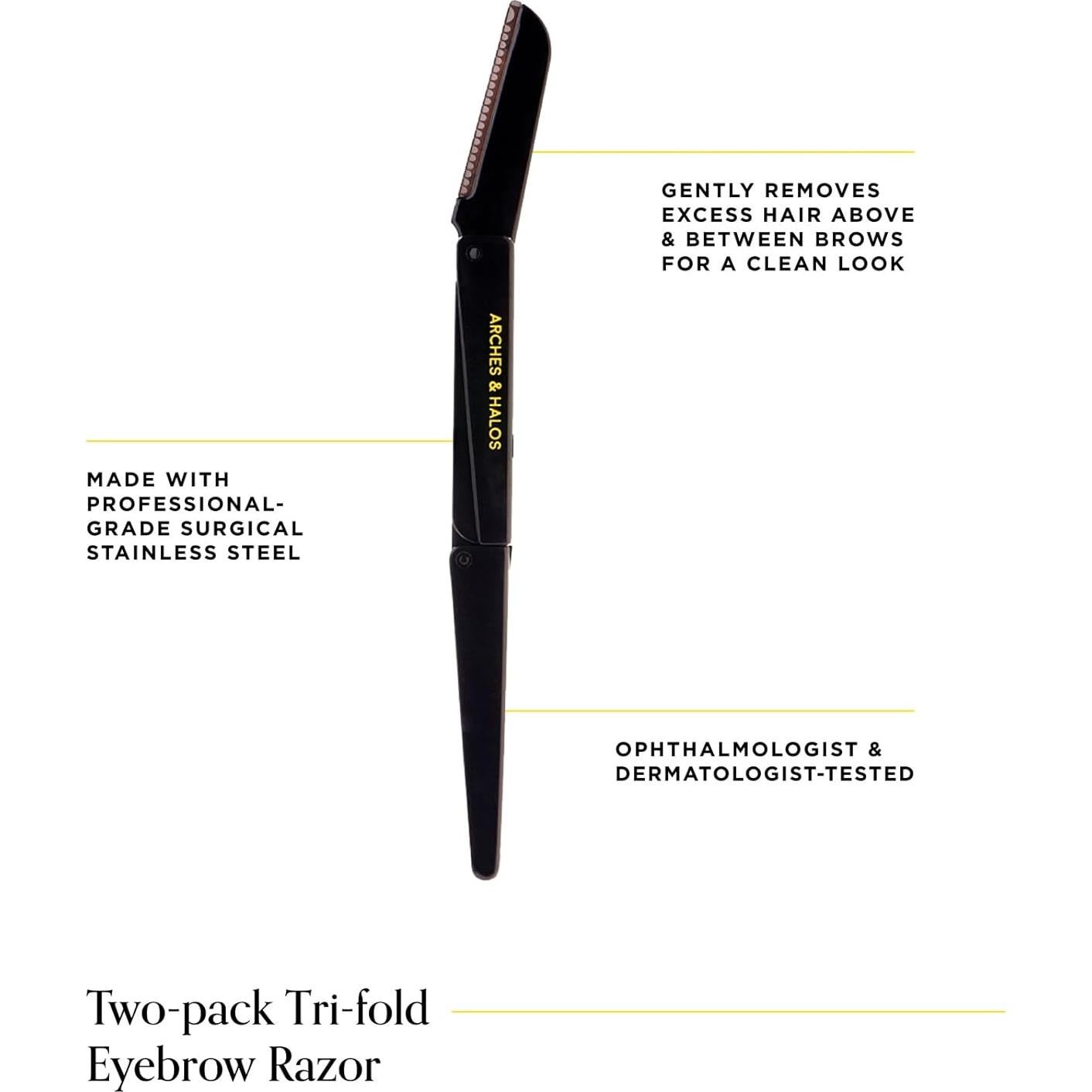 Cuchilla de Cejas Arches & Halos - Tamaño Viaje - 1 Unidad