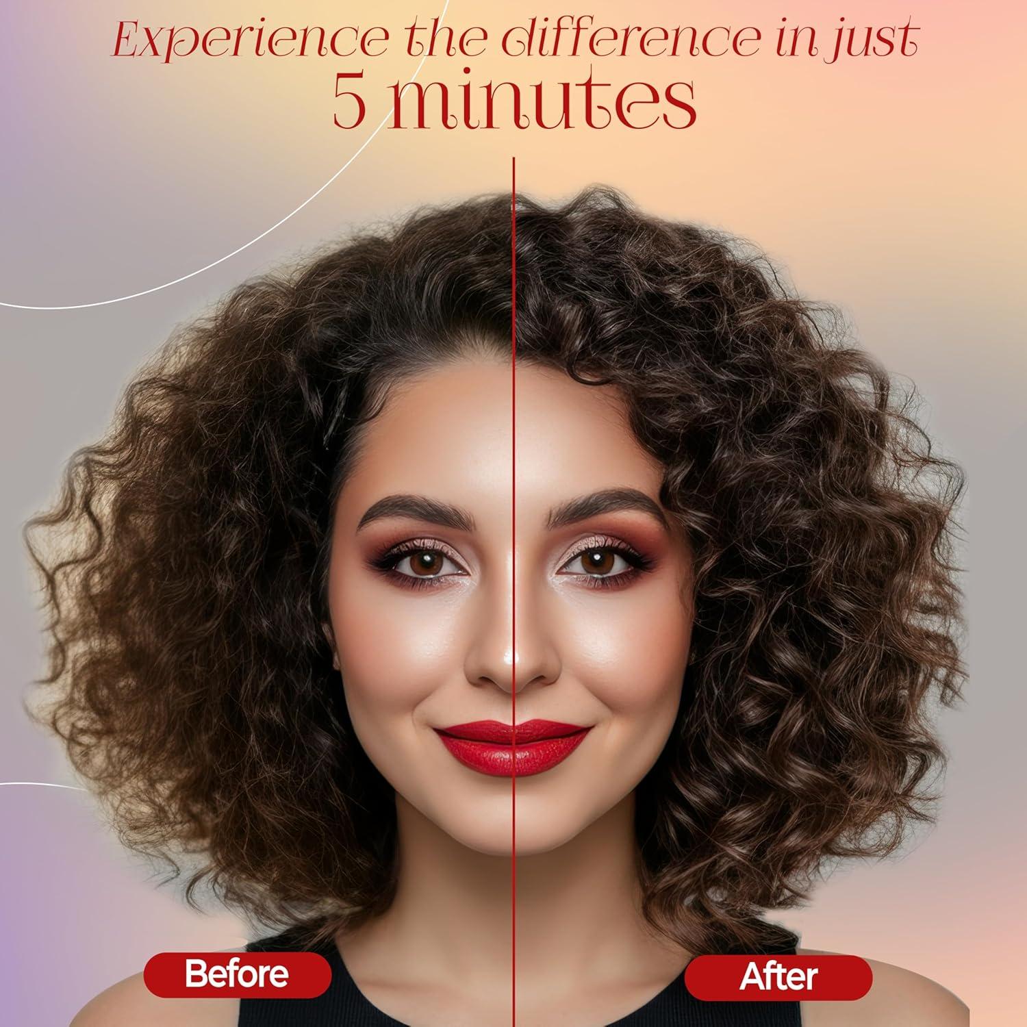 Cepillo Definidor de Rizos AURALIA Verde 25.4x7.6cm