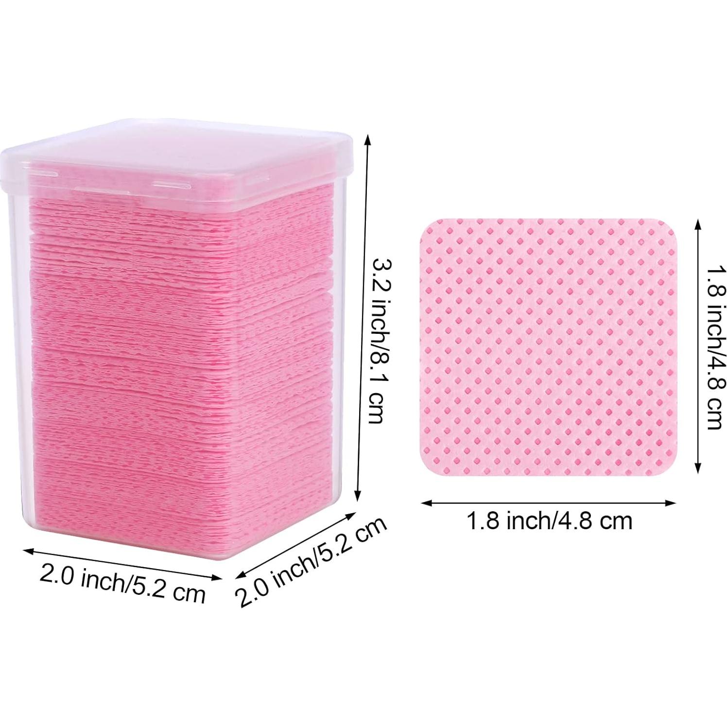 200 Toallitas de Algodón Rosa ZCDPFCBD + Botella Dispensadora