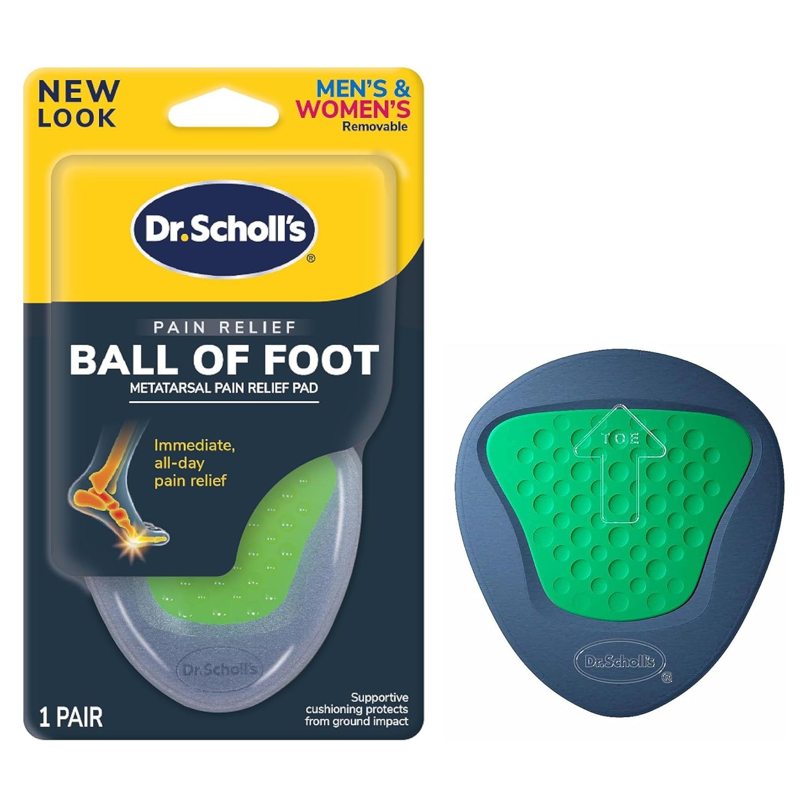 Almohadillas Ortopédicas Dr. Scholl para Dolor en la Bola del Pie - Talla Única