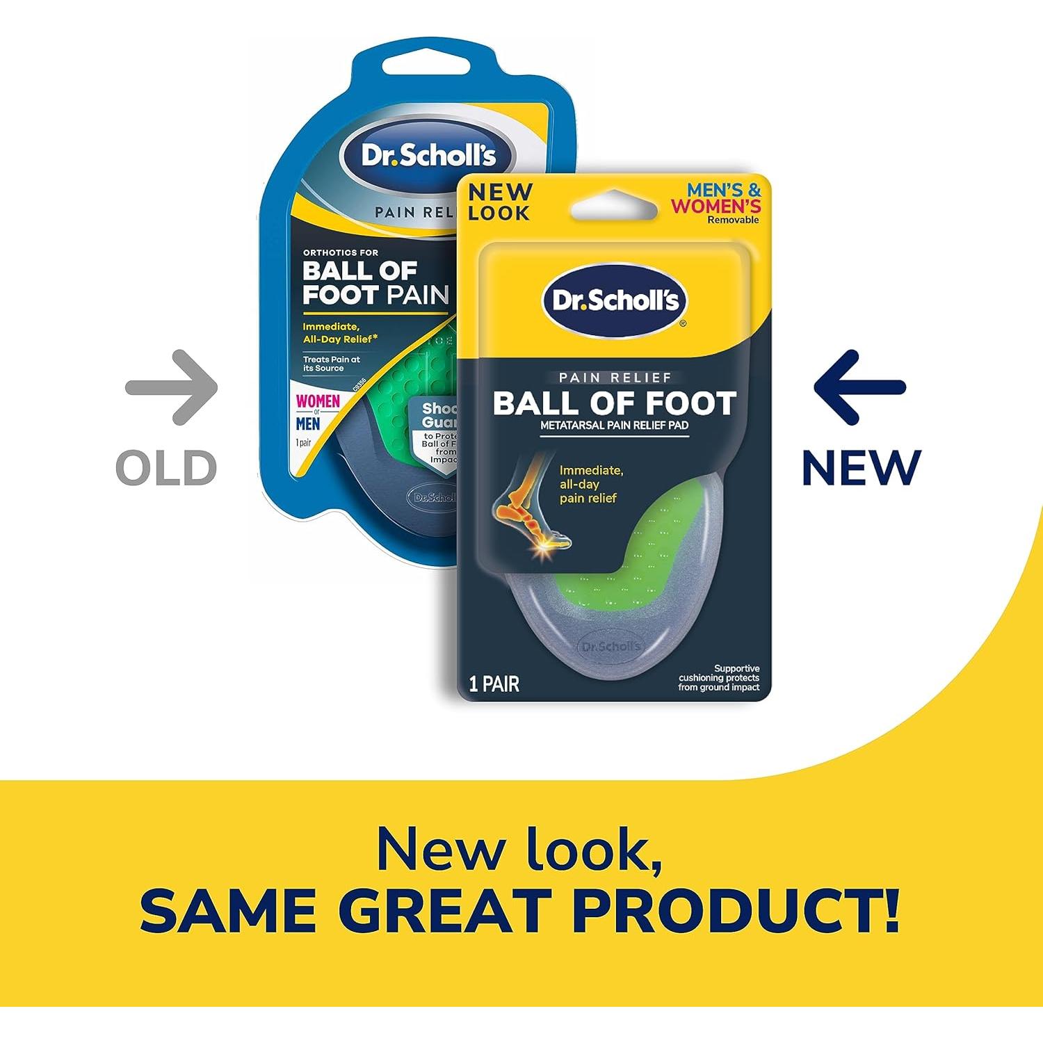 Almohadillas Ortopédicas Dr. Scholl para Dolor en la Bola del Pie - Talla Única