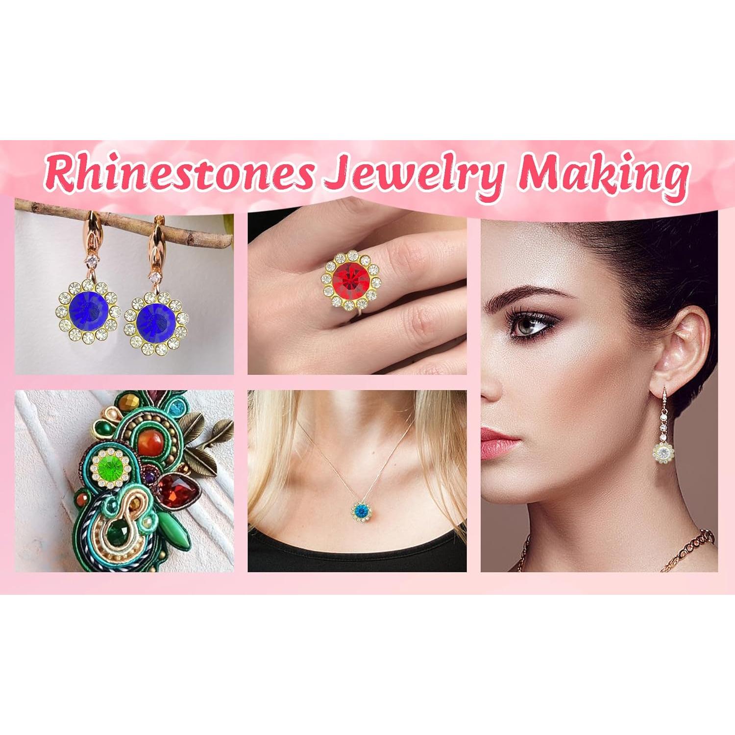 120 Piezas Cristales de Rhinestone 12mm UYTRDVG para Coser