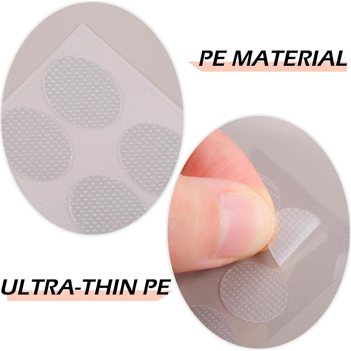 Outus 300 Pcs Earring Stickers Earlobe Support Patches for Heavy Earrings, Ear Stickers to Hold Back The Ear, Split Earlobes Protectors Support for Torn or Stretched Pierced