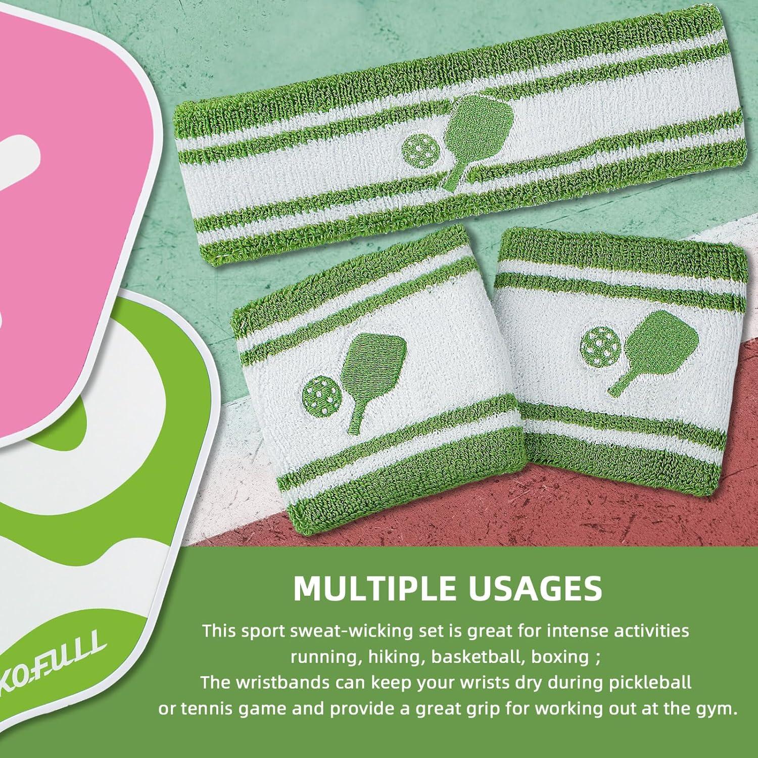 Conjunto de Bandas de Sudor KOFULL para Pickleball y Deportes