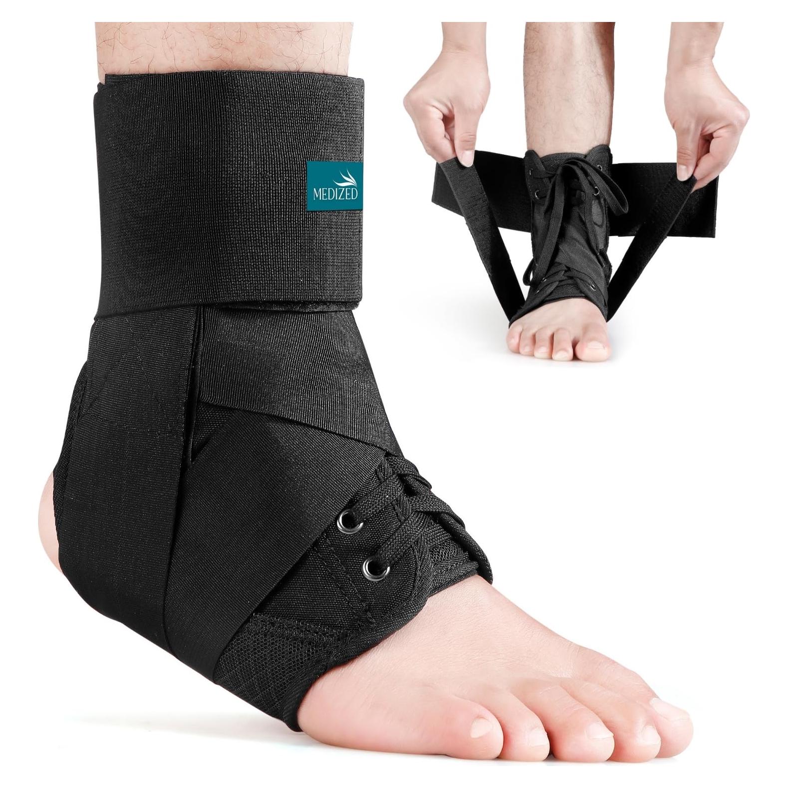 Soporte para Tobillo MEDIZED Ajustable para Correr y Baloncesto