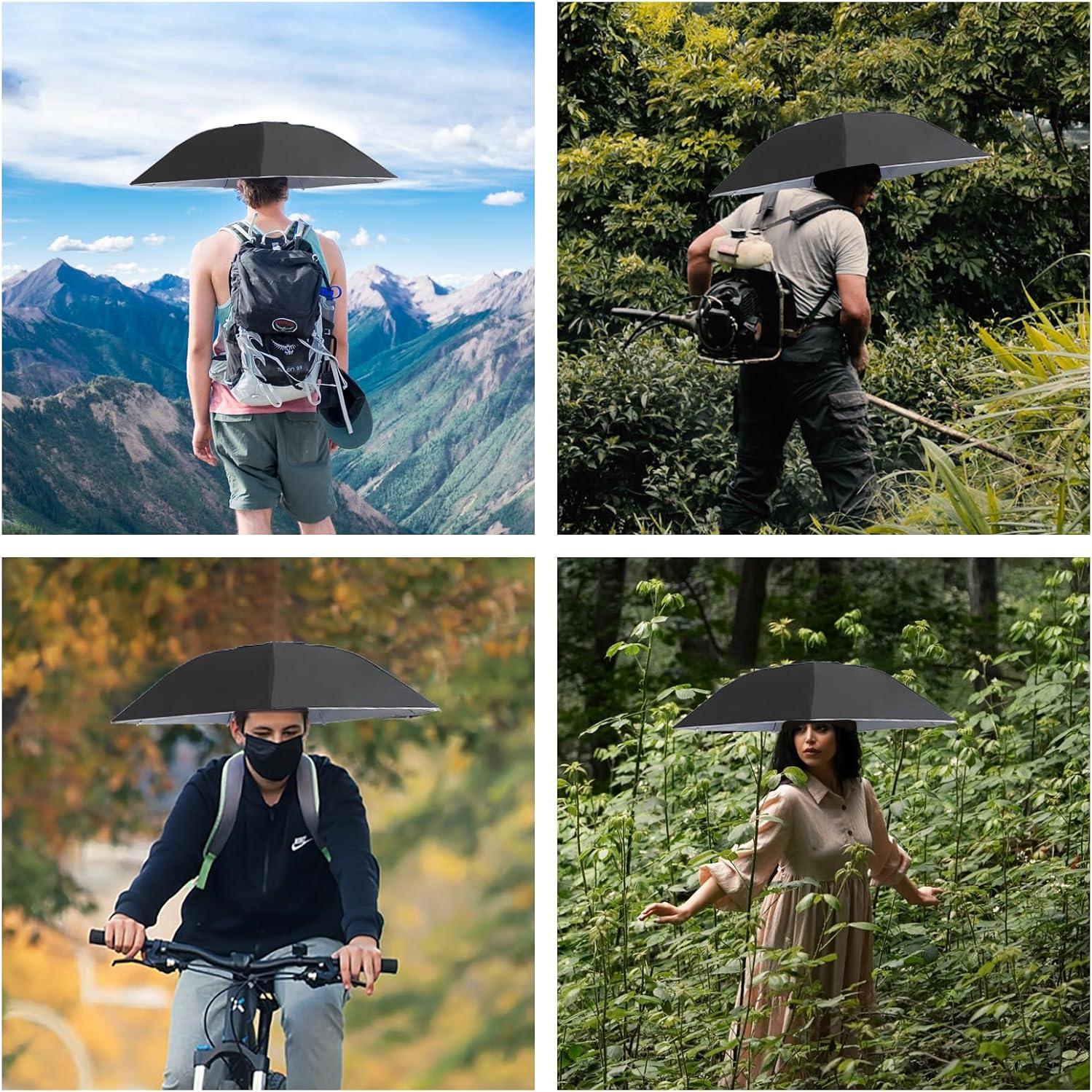 Sombrero Paraguas Plegable NEW-Vi 95 cm Ajustable UV 50+