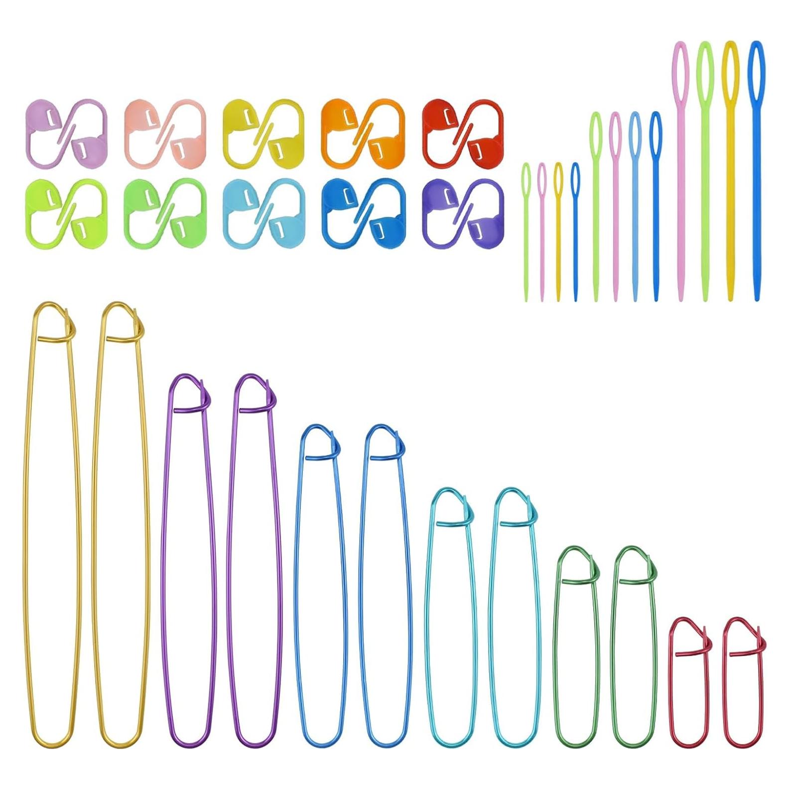 Kit de Tejido MARRTEUM 74 Piezas - Sujetadores y Agujas