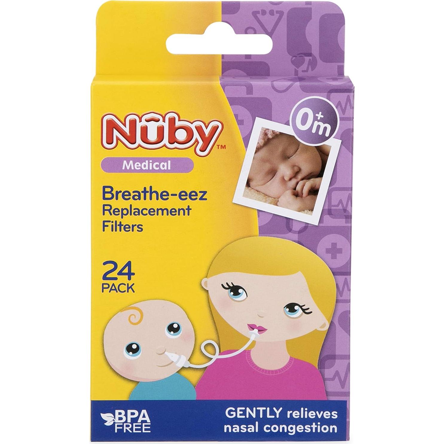 Filtros de Reemplazo Nuby Breathe-EEZ 24 Unidades