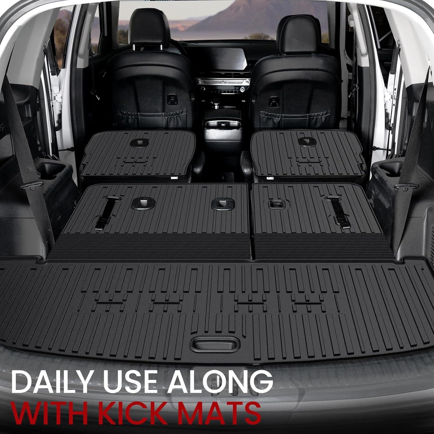 Alfombrillas de respaldo para Kia Telluride 2020-2025 JOULARISE