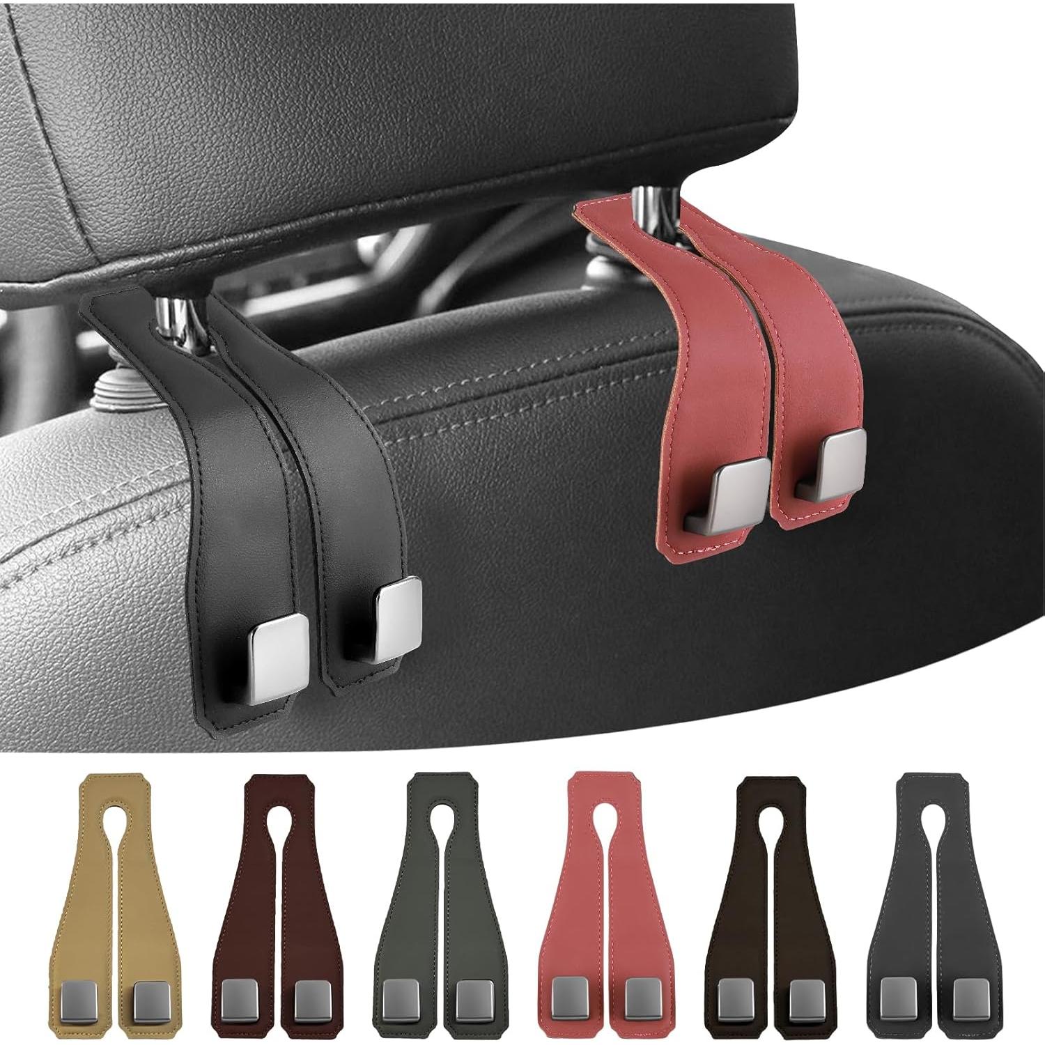 Gancho de Reposacabezas para Auto Mudanku - 2 Piezas Beige