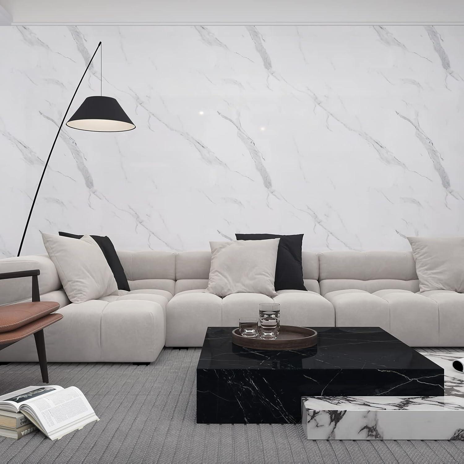 Papel Contacto de Mármol Holomey 40.64x299.72 cm Autoadhesivo