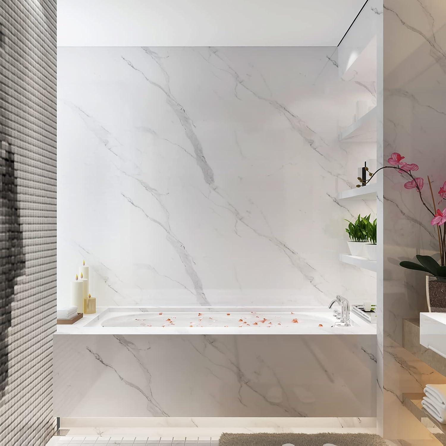 Papel Contacto de Mármol Holomey 40.64x299.72 cm Autoadhesivo