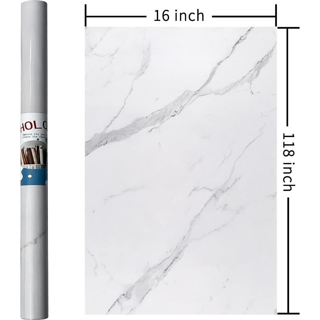 Papel Contacto de Mármol Holomey 40.64x299.72 cm Autoadhesivo