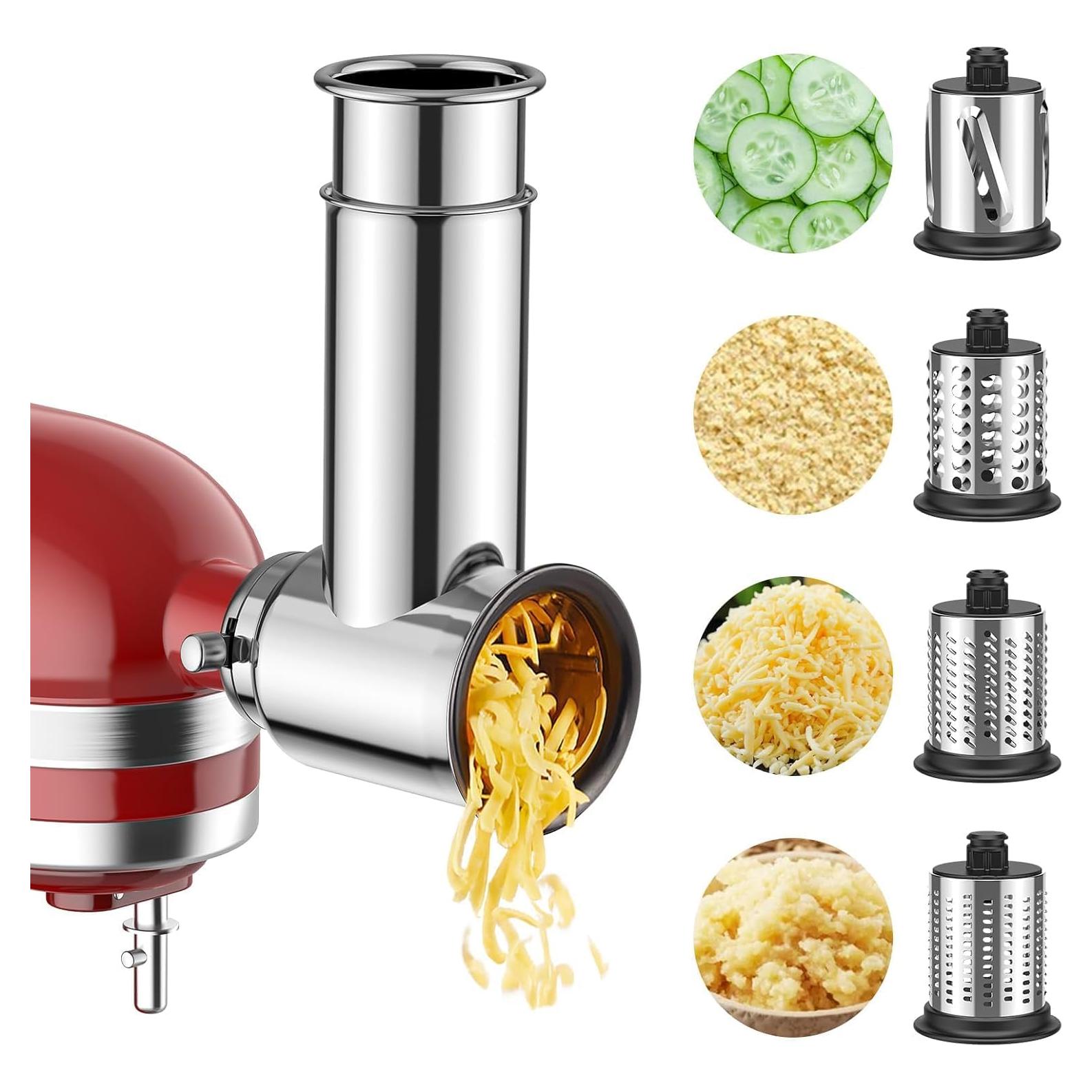 Accesorio Rallador y Rebanador Cofun para Batidora KitchenAid