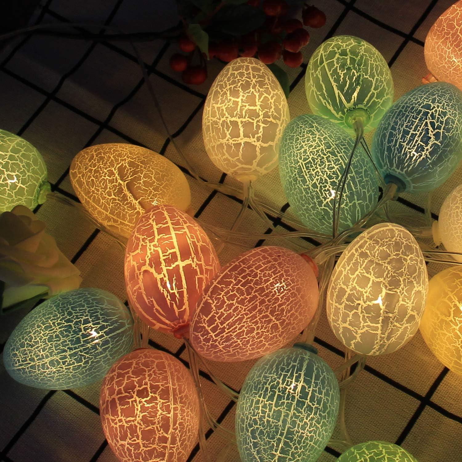 Luces de Cuerda LED Decorativas de Pascua C APPOK 1.98m 20 LEDs